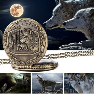 New wolf pocket watch